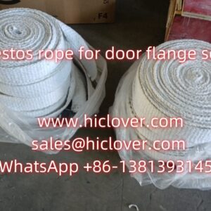 Asbestos rope door sealing